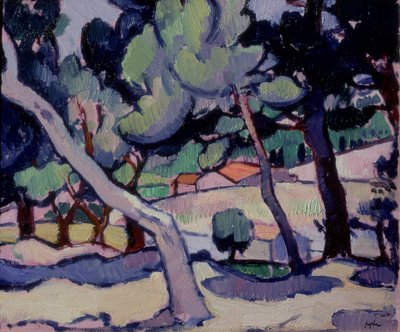 Paisaje de Cassis a mediados de primavera, 1913 de Samuel John Peploe